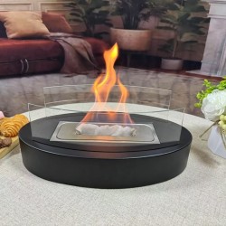 Настольный биокамин Moris black