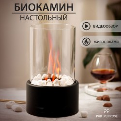 Настольный биокамин Vesta Black 